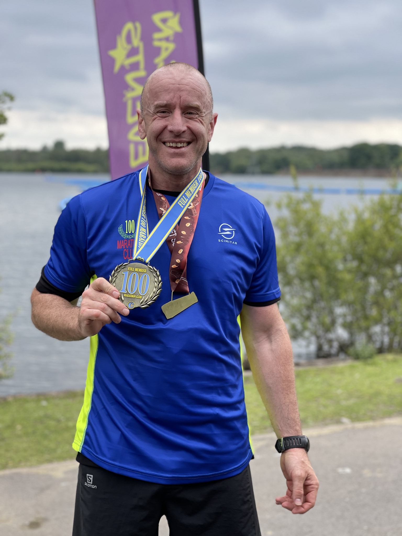 Steve Hayes Runs 100th Marathon